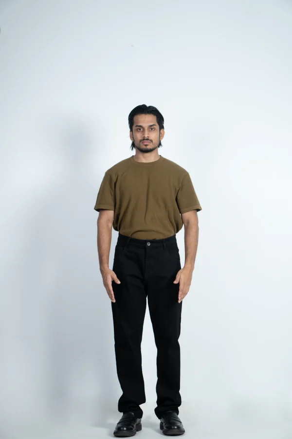 MEN'S REGULAR FIT DENIM-BLACK - Image 2