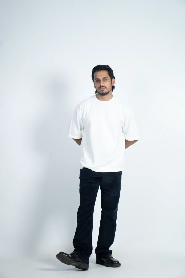MEN'S LOOSE STRAIGHT FIT CORDUROY - DARK NAVY - Image 7