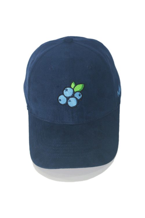 BERRY VIBES – NAVY  (SUEDE FABRIC)