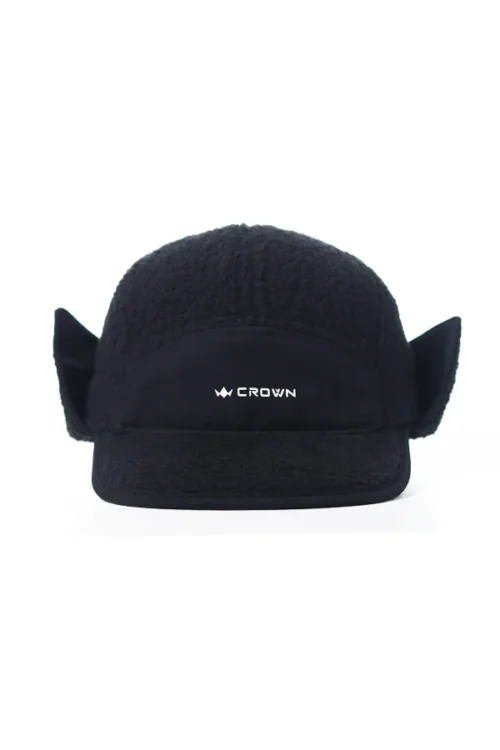 WINTER EAR FLAP CAP-BLACK