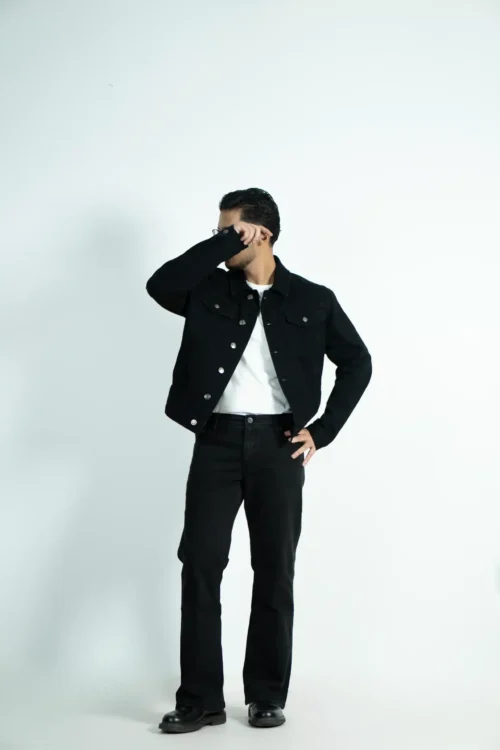 MEN’S BOOTCUT JEANS- BLACK