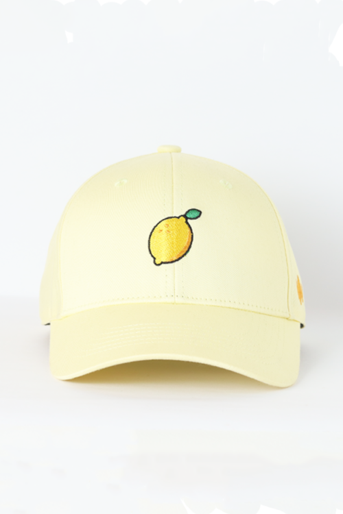 LEMON SYMBOL STREETWEAR CAP – YELLOW