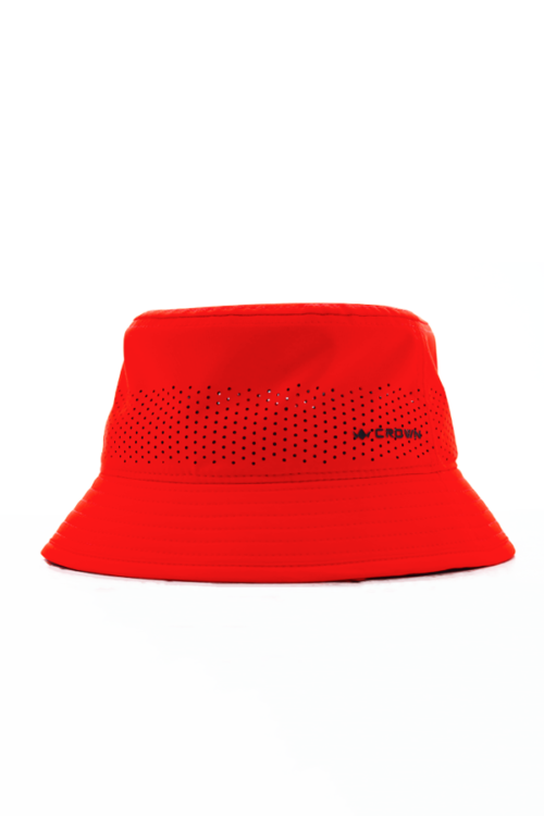 CROWN WATERPROOF BUCKET HAT – RED