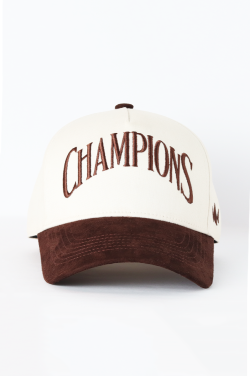 CHAMPIONS- OFF & BROWN(SUEDE FABRIC)