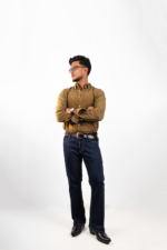 MEN'S BOOTCUT JEANS- DARK RINSE WASH - Image 6