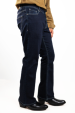 MEN'S BOOTCUT JEANS- DARK RINSE WASH - Image 5