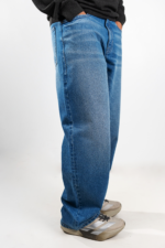 MEN’S BAGGY JEANS- MID STONE WASH - Image 2