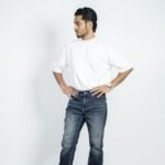 MEN'S STRAIGHT FIT JEANS-DARK WASH