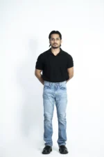 MEN'S REGULAR FIT JEANS- LIGHT WASH - Image 6