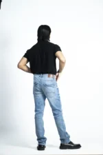 MEN'S REGULAR FIT JEANS- LIGHT WASH - Image 8