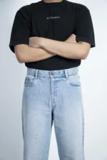 MEN'S BAGGY JEANS- LIGHT WASH - Image 7