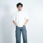 CARGO BAGGY JEANS- VINTAGE WASH