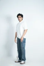 CARGO BAGGY JEANS- VINTAGE WASH - Image 2