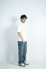 CARGO BAGGY JEANS- VINTAGE WASH - Image 6