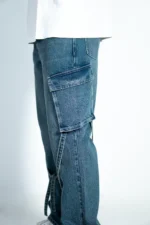 CARGO BAGGY JEANS- VINTAGE WASH - Image 8