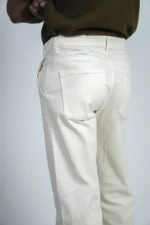MEN'S REGULAR FIT DENIM CHINO-OFF WHITE - Image 6