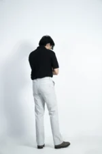 MEN'S REGULAR FIT CHINO PANT-GREY - Image 6