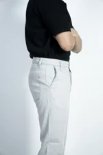 MEN'S REGULAR FIT CHINO PANT-GREY - Image 5