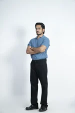 MEN'S REGULAR FIT CHINO PANT- BLACK - Image 5