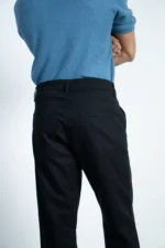 MEN'S REGULAR FIT CHINO PANT- BLACK - Image 4