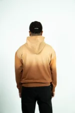 DROP SHOULDER SPRAY WASH HOODIE - RUSSET - Image 3