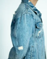 CROP DENIM JACKET -VINTAGE WASH - Image 4
