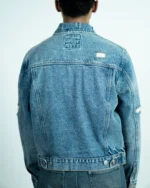 CROP DENIM JACKET -VINTAGE WASH - Image 6