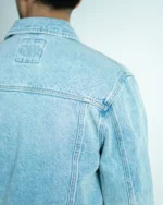 CROP DENIM JACKET -LIGHT WASH - Image 7