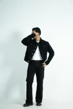 MEN'S BOOTCUT JEANS- BLACK