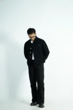 MEN'S BOOTCUT JEANS- BLACK - Image 3