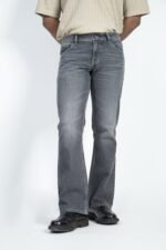 MEN'S BOOTCUT JEANS- DARK GREY - Image 3