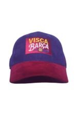 VISCA BARCA- NAVY & MAROON  (SUEDE FABRIC) - Image 3
