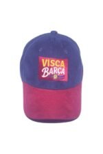 VISCA BARCA- NAVY & MAROON  (SUEDE FABRIC)