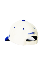 "ASTRONAUT" KIDS CAP - OFF WHITE & ROYAL BLUE - Image 5