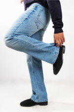 MEN'S BOOTCUT JEANS- LIGHT WASH - Image 2