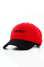 REVOLT- BLACK & RED ( SUEDE FABRIC) - Image 2