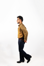 MEN'S BOOTCUT JEANS- DARK RINSE WASH - Image 7