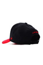 HIGH CROWN 3D DANGER VICIOUS SNAKE PATCH CAP – BLACK & RED - Image 4