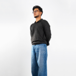 MEN’S BAGGY JEANS- MID STONE WASH