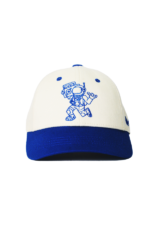 "ASTRONAUT" KIDS CAP - OFF WHITE & ROYAL BLUE - Image 3