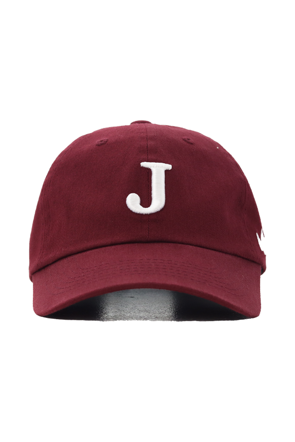 front CROWN SPECIAL LETTER J – MAROON - Image 1
