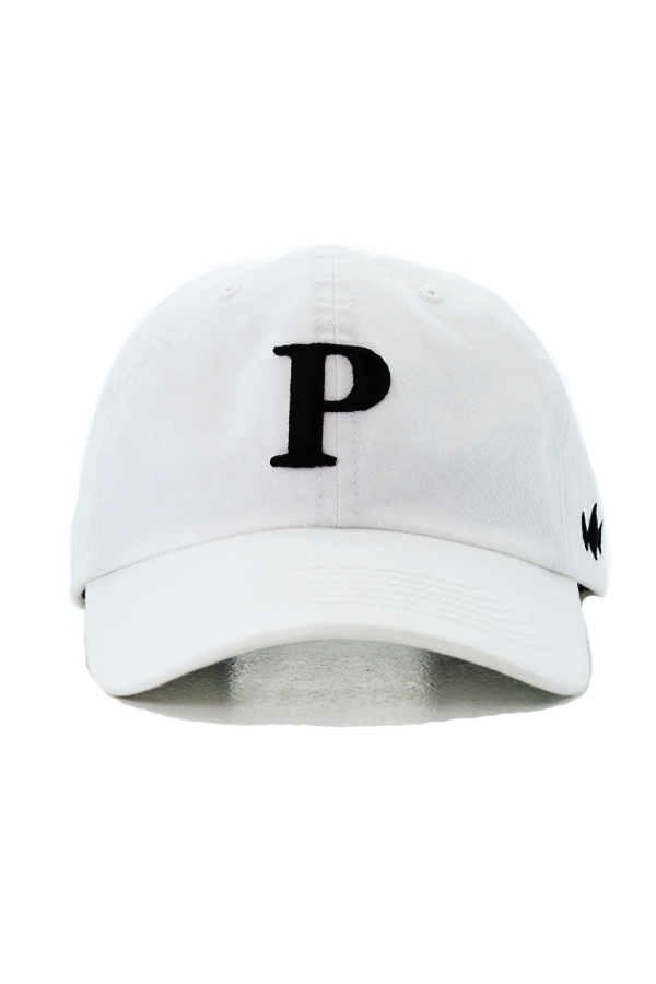 front real copy CROWN SPECIAL LETTER P – WHITE - Image 1