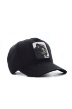 HIGH CROWN 3D PATCH PANTHER CAP – BLACK - Image 3