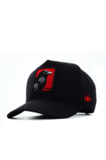 HIGH CROWN 3D DANGER BIRD PATCH CAP – BLACK - Image 2