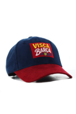 VISCA BARCA- NAVY & MAROON  (SUEDE FABRIC) - Image 3
