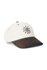 SUN SPIRAL - OFF WHITE & BROWN(SUEDE FABRIC) - Image 4