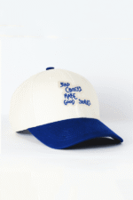 BAD CHOICES MAKE GOOD STORIES- OFF WHITE & ROYAL BLUE - Image 3