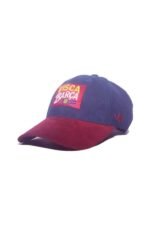 VISCA BARCA- NAVY & MAROON  (SUEDE FABRIC) - Image 2