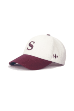 CROWN SPECIAL LETTER S - OFF WHITE & BORDEAUX - Image 2