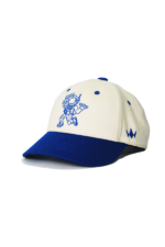 "ASTRONAUT" KIDS CAP - OFF WHITE & ROYAL BLUE - Image 2